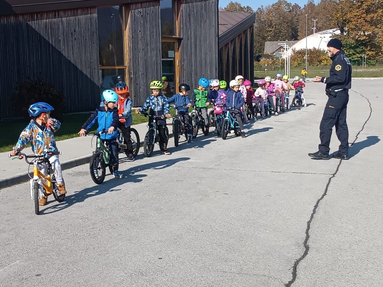 Kolesarski dnevi v skupini Zajčki