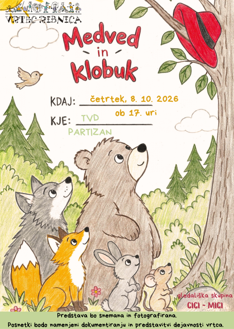 Medved in klobuk