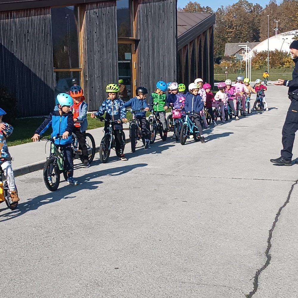 Kolesarski dnevi v skupini Zajčki