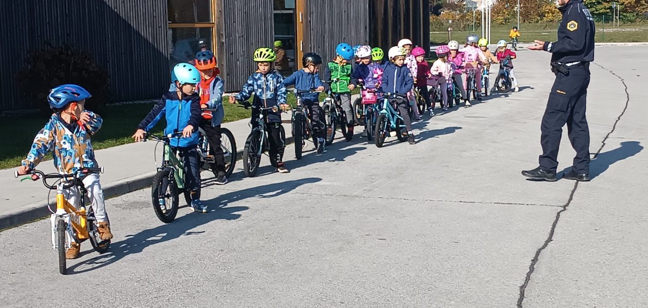 Kolesarski dnevi v skupini Zajčki