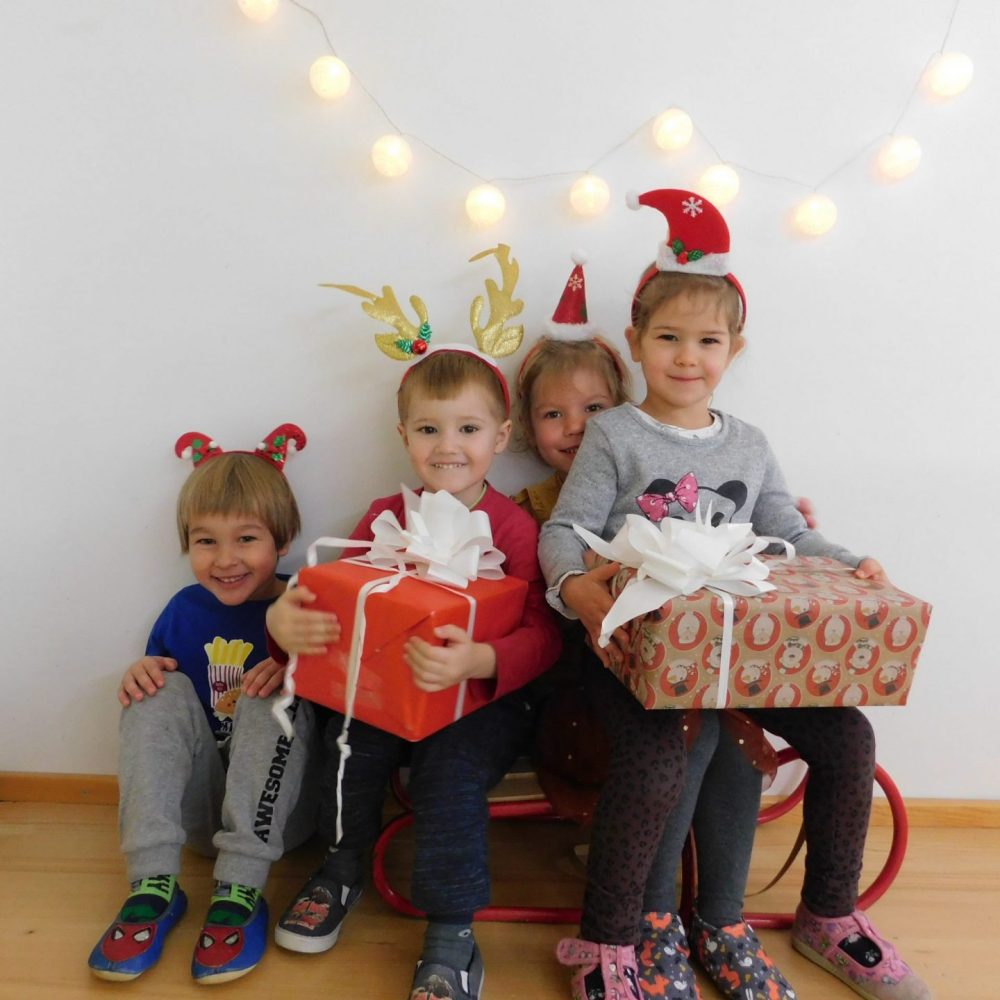 Praznični foto kotiček pri Bobrčkih