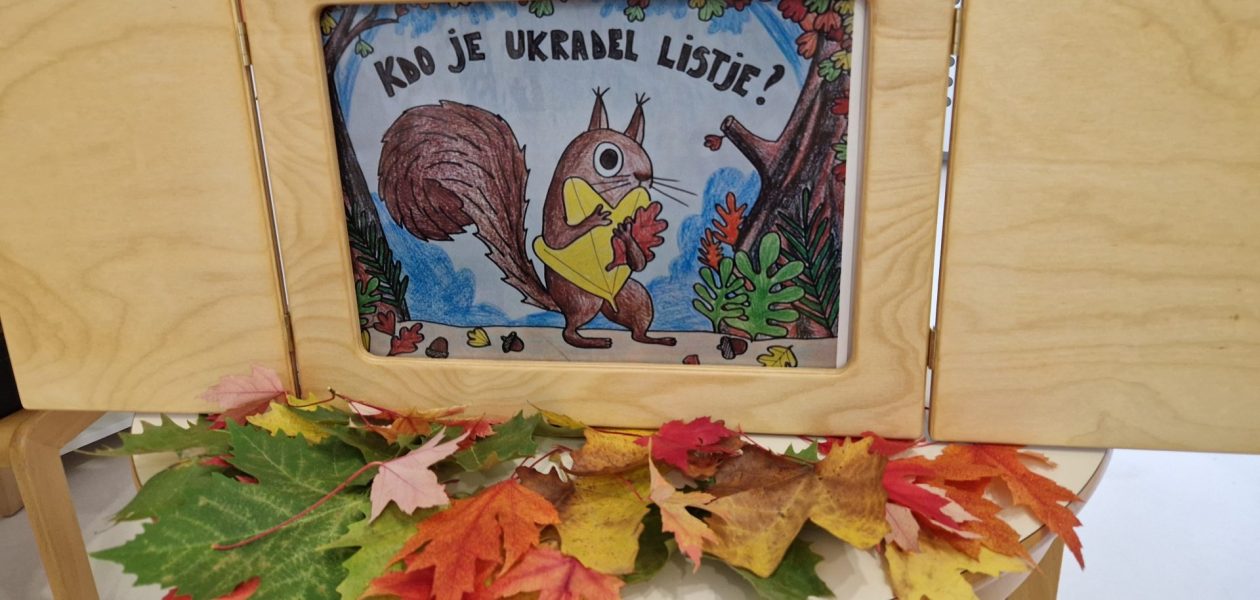 Glasbena pravljica ob kamišibaju: Kdo je ukradel listje?