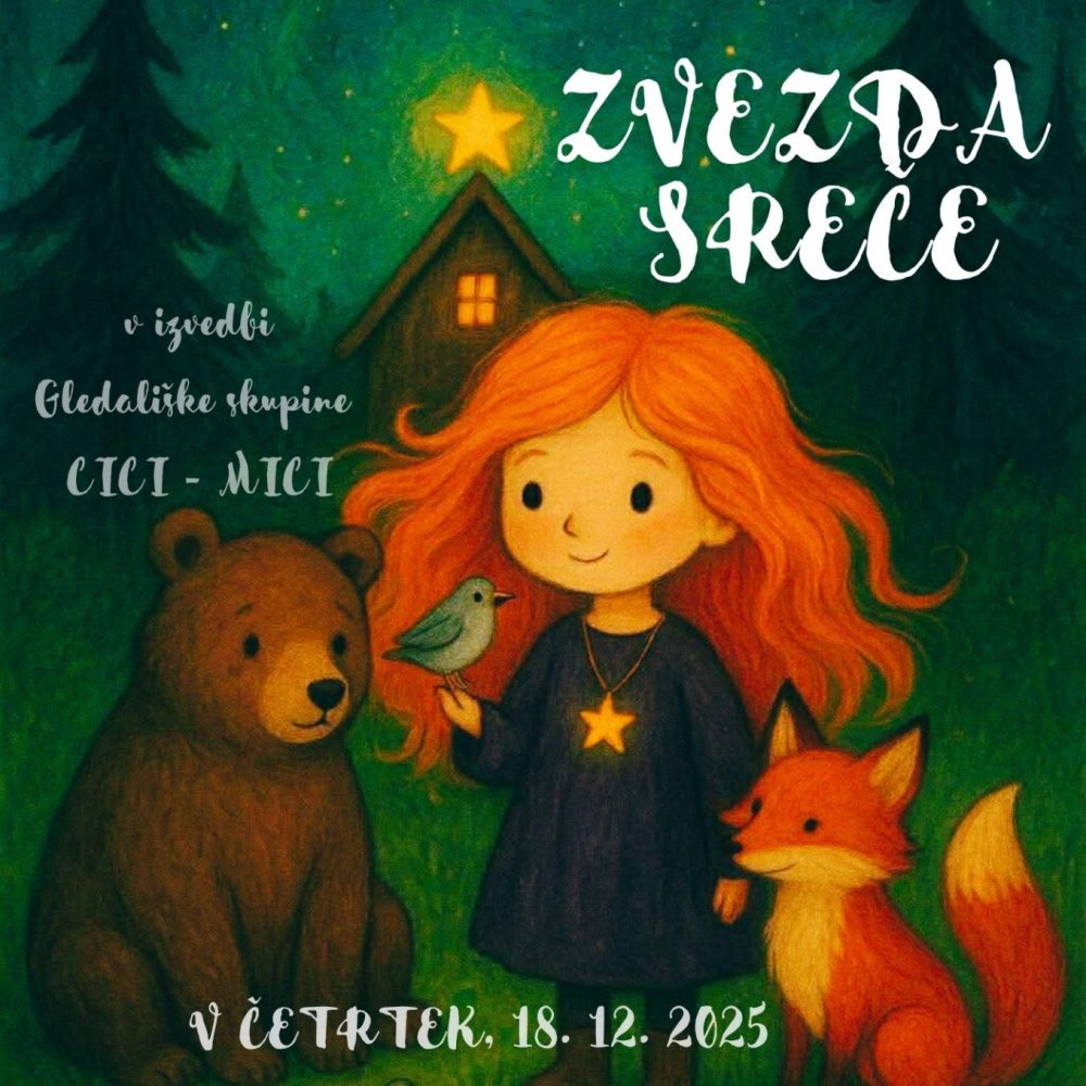 Vrtec Ribnica vabi na zimsko pravljico