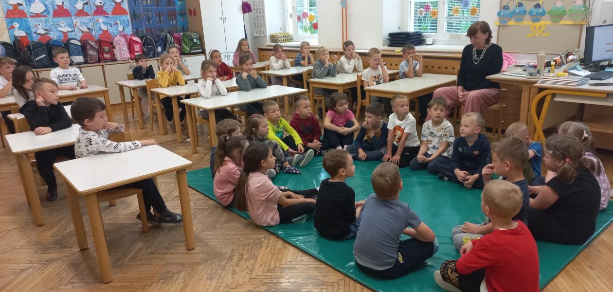 Medvedki na obisku v šoli