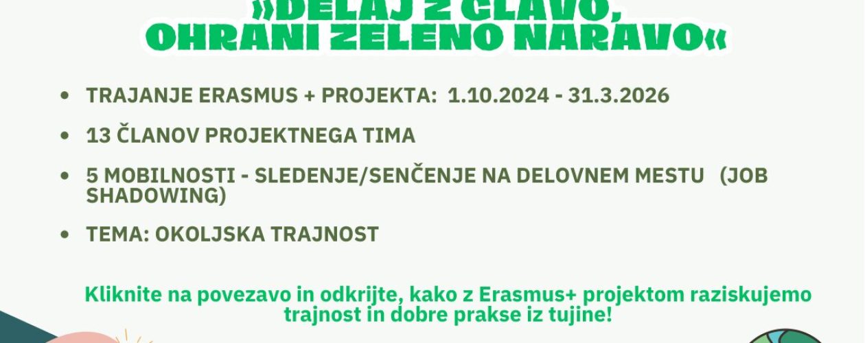 Povzetek projekta Erasmus+ 2024