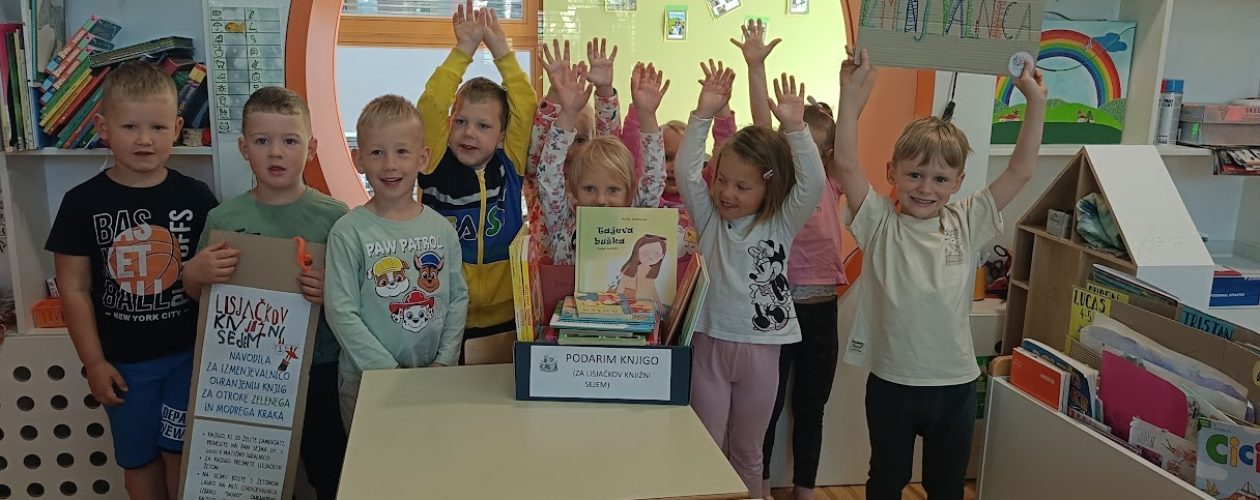 Knjižna izmenjava povezala Vrtec Ribnica in OŠ Ljubo Šercer